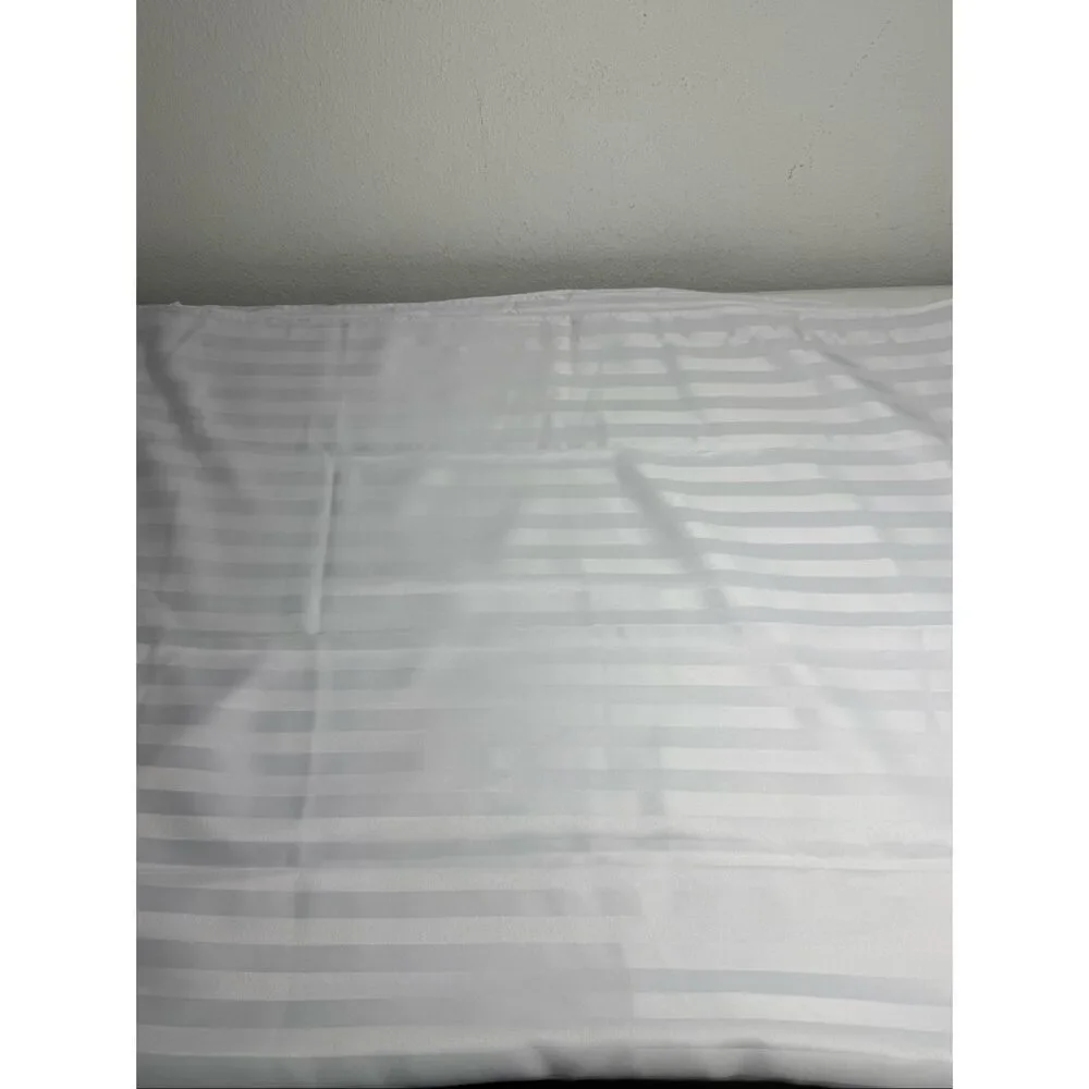 Better Home White Regal Stripe Tablecloth 84” X 60”